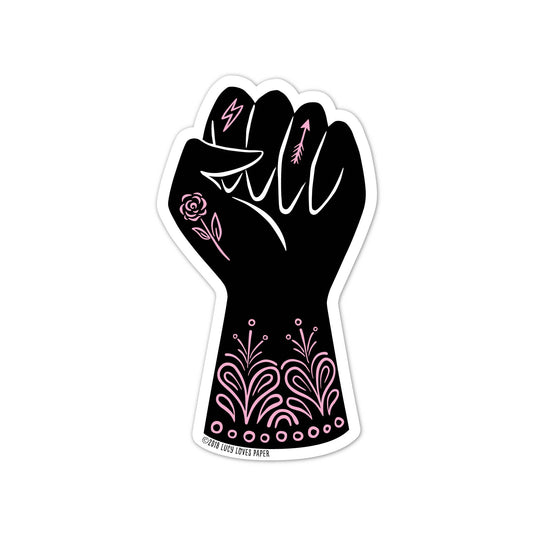 Lucy Loves Paper - Black Power Fist - BLM Vinyl Sticker