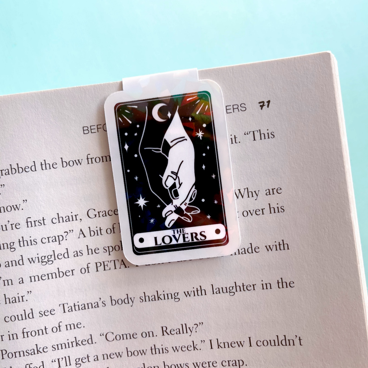 My Secret Copy - The Lovers Tarot Card Magnetic Bookmark