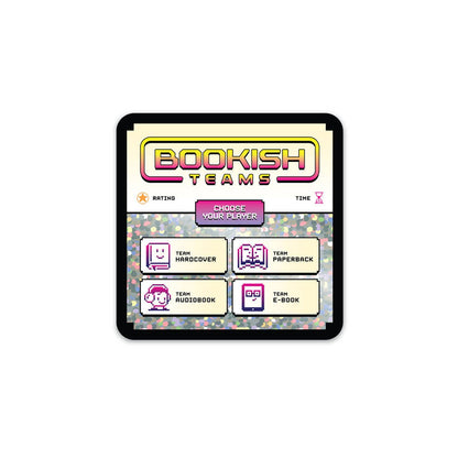 Fables & Tales Co. - Bookish Teams Glitter Sticker