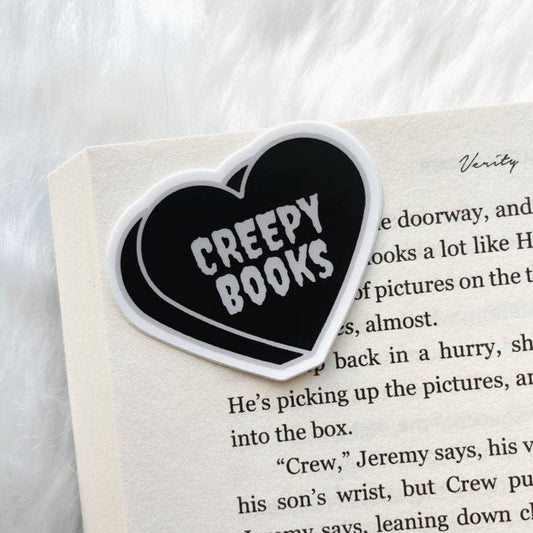 My Secret Copy - Creepy Books Me Conversation Heart Sticker