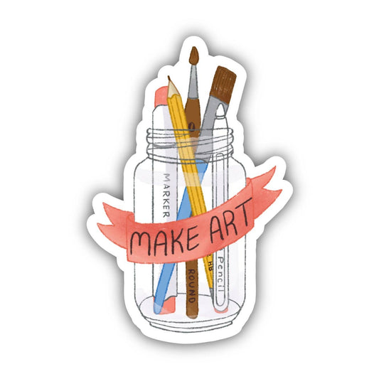 Big Moods - Make Art Sticker