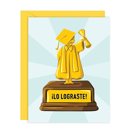 Lucy Loves Paper - ¡Lo Lograste! - graduation card  in Spanish