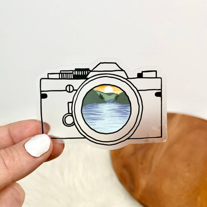 Big Moods - Camera Nature Clear Sticker