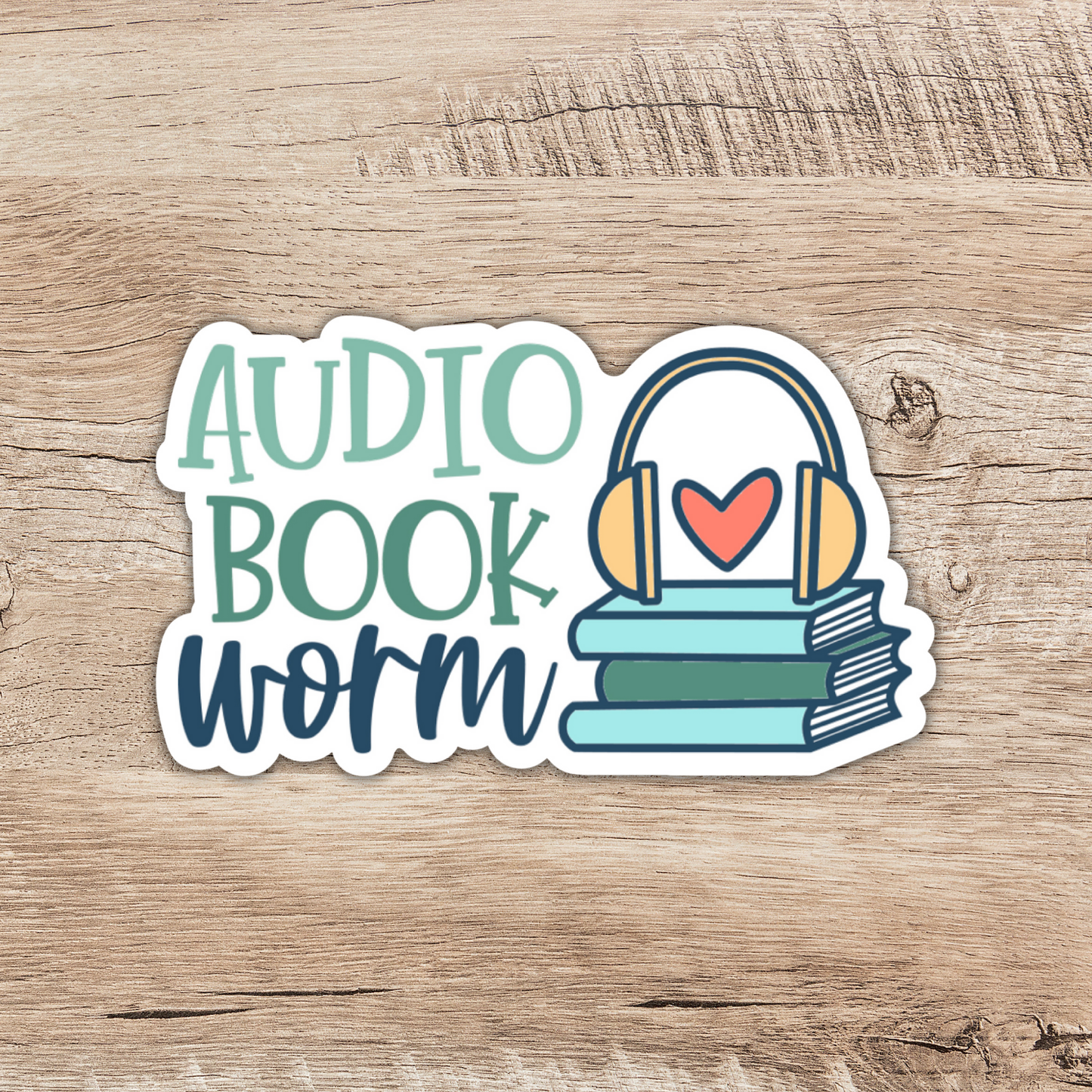 Wildly Enough - Audiobook Worm Sticker