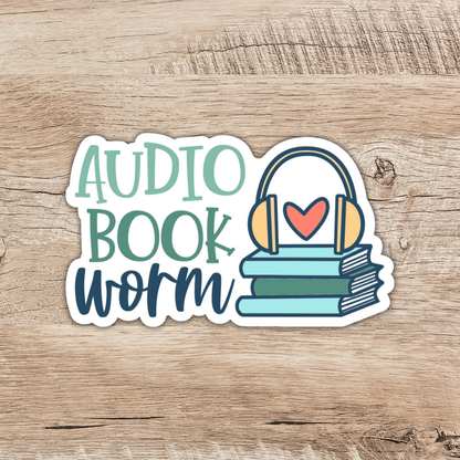 Wildly Enough - Audiobook Worm Sticker