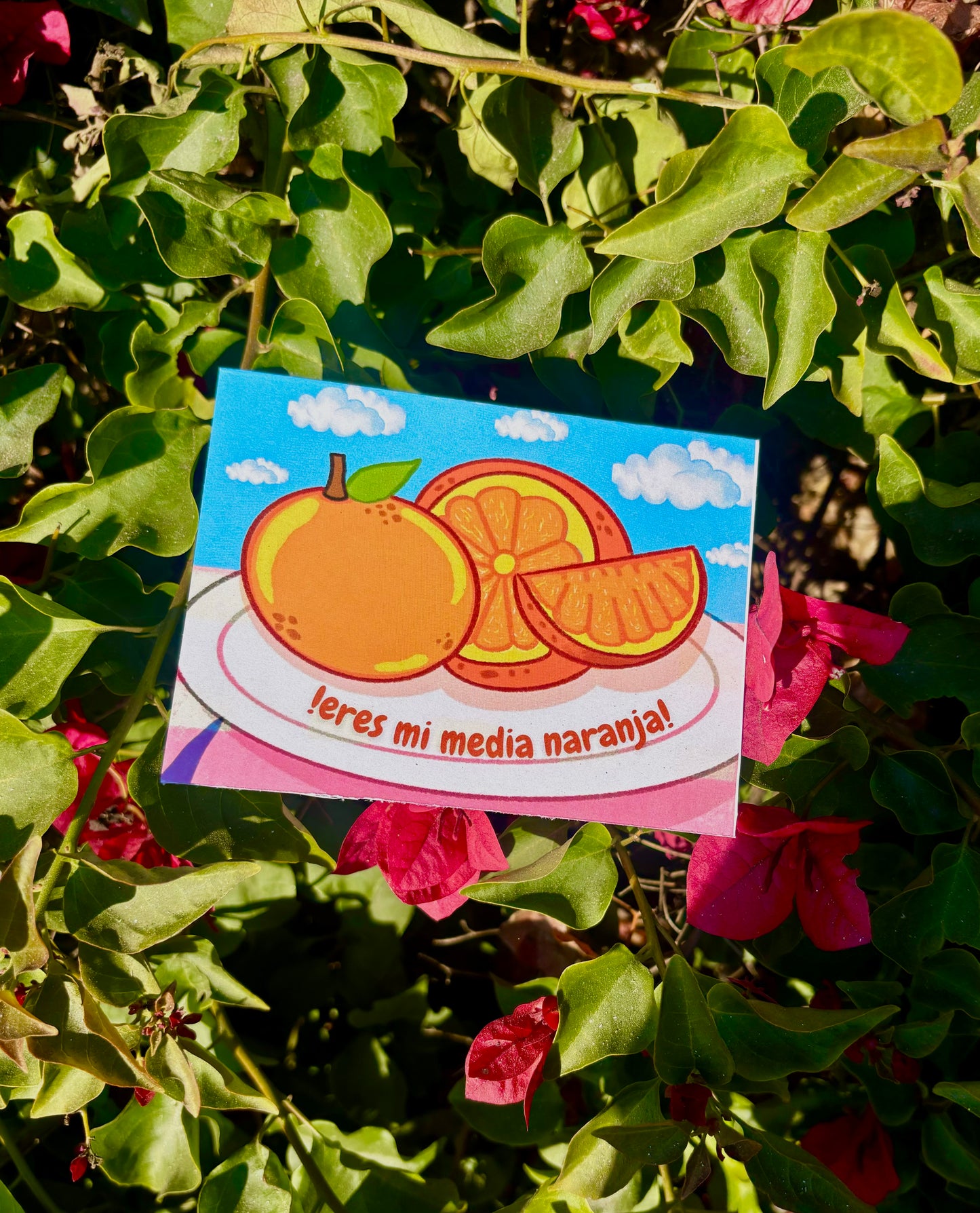 Eres mi media naranja Card