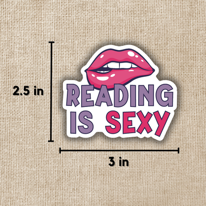 Wildly Enough - Reading is Sexy Sticker