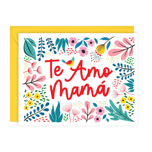 Lucy Loves Paper - The Amo Mamá - Mother's Day card in Spanish (A2)