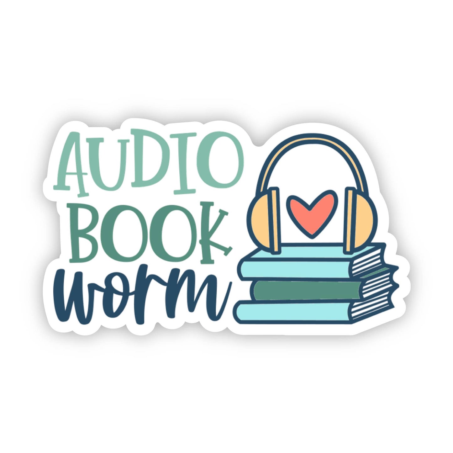 Wildly Enough - Audiobook Worm Sticker