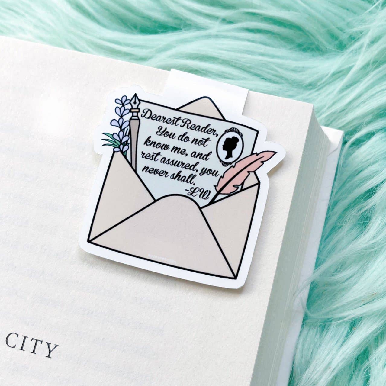 My Secret Copy - Dearest Reader Magnetic Bookmark