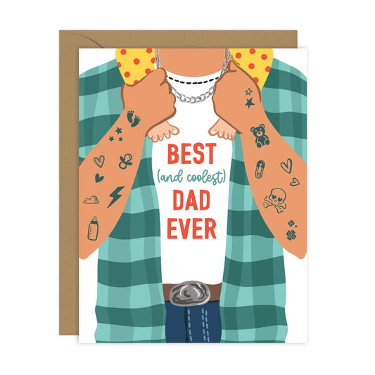 Lucy Loves Paper - Best & Coolest Father's Day Card (A2)