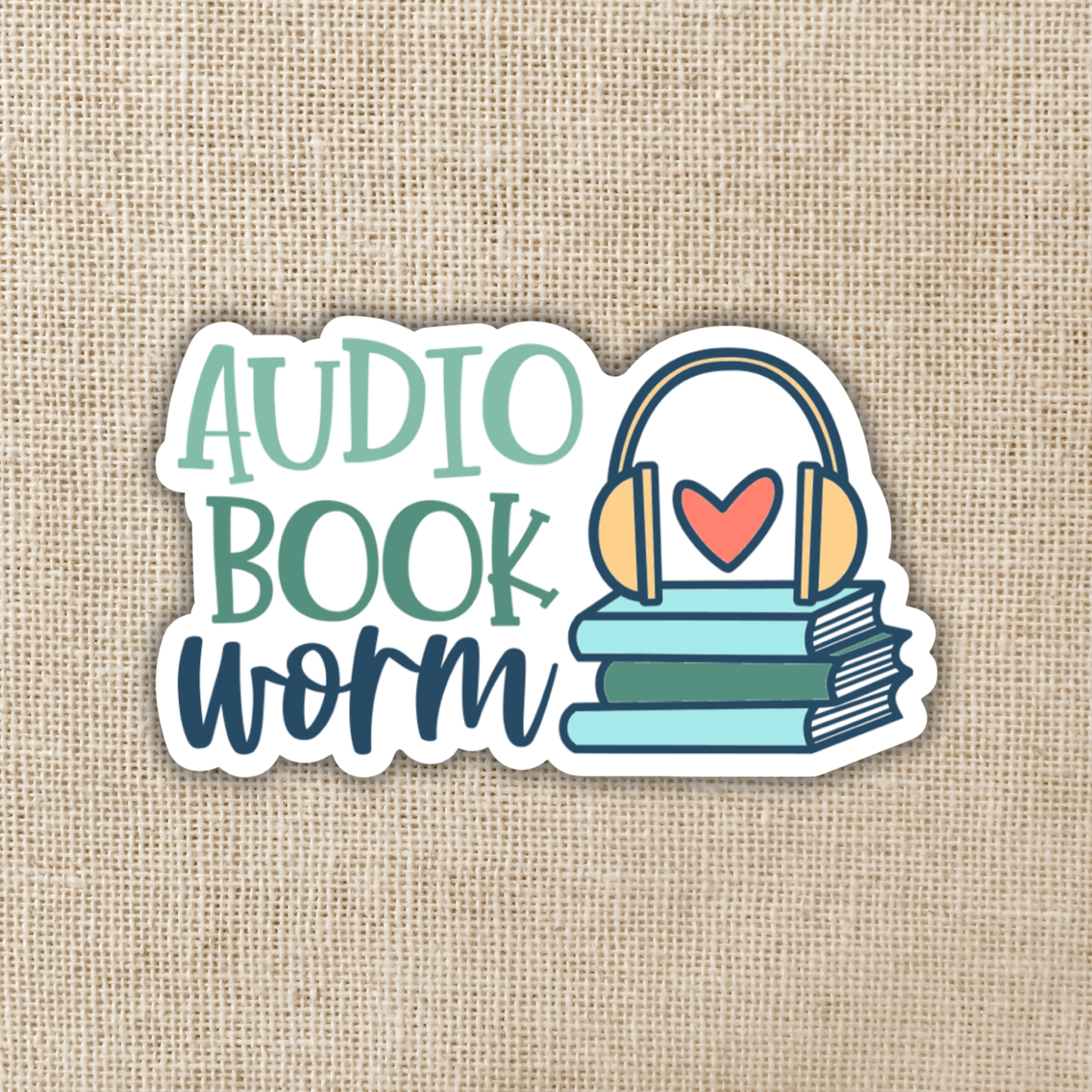 Wildly Enough - Audiobook Worm Sticker