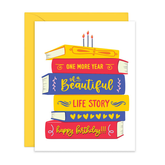 Lucy Loves Paper - Beautiful Life Story | Books Birthday card