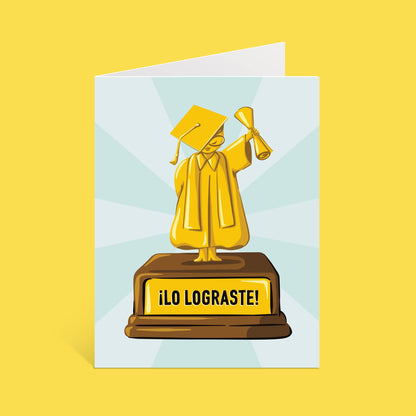 Lucy Loves Paper - ¡Lo Lograste! - graduation card  in Spanish