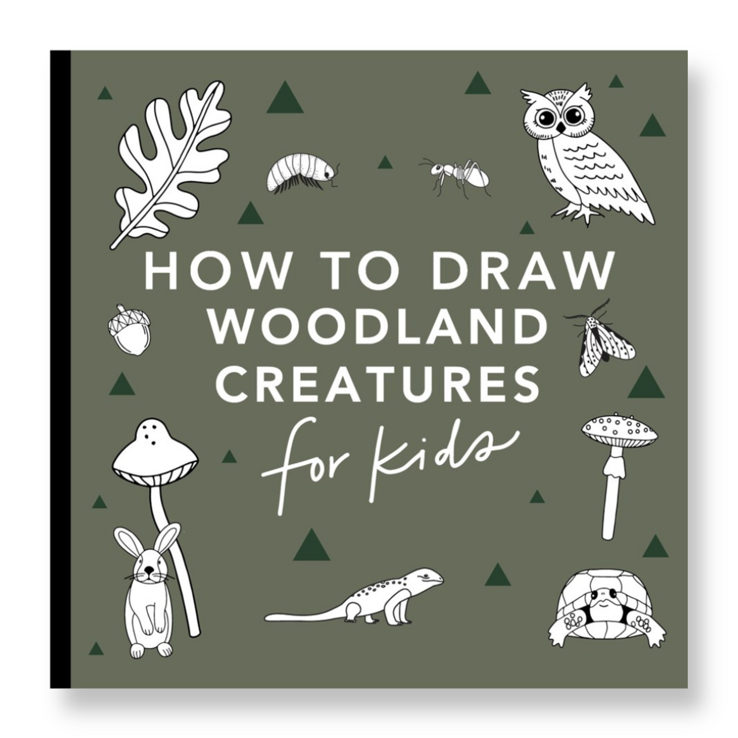 Mushrooms & Woodland Creatures: How to Draw Books for Kids with Woodland Creatures, Bugs, Plants, and Fungi