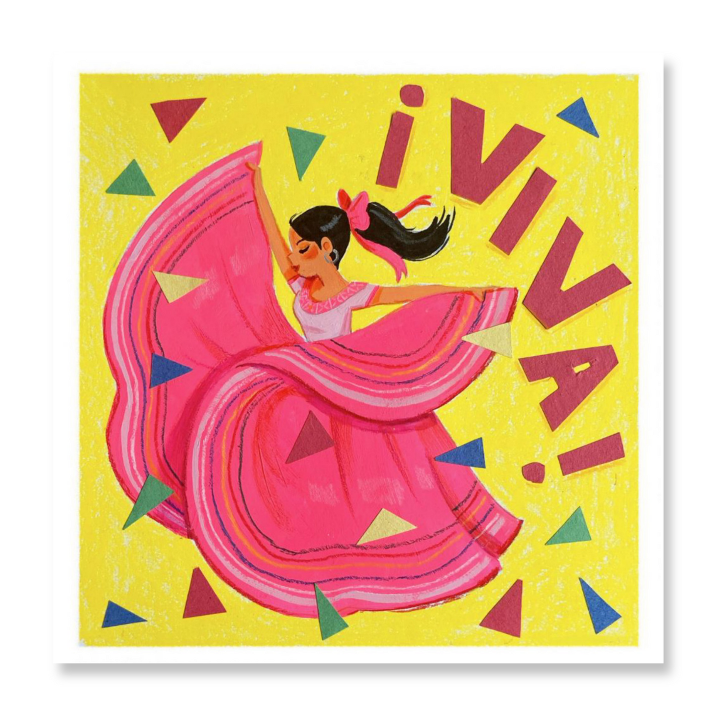 "¡Viva!" Vibrant Baile Card