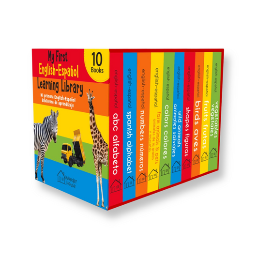 My First English - Español Learning Library (Mi Primera English - Español Learning Library) : Boxset of 10 English - Spanish Board Books