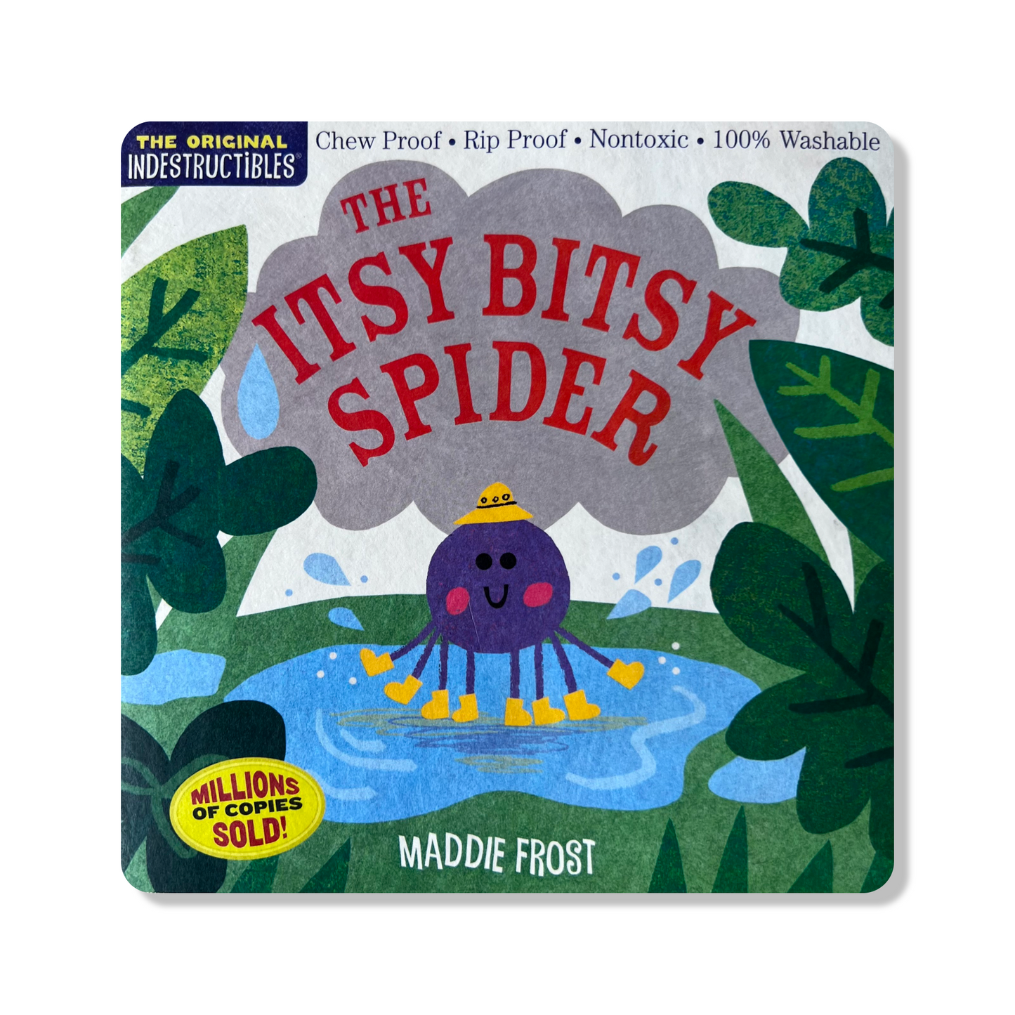 Indestructibles: The Itsy Bitsy Spider: Chew Proof - Rip Proof - Nontoxic - 100% Washable (Book for Babies, Newborn Books, Safe to Chew)